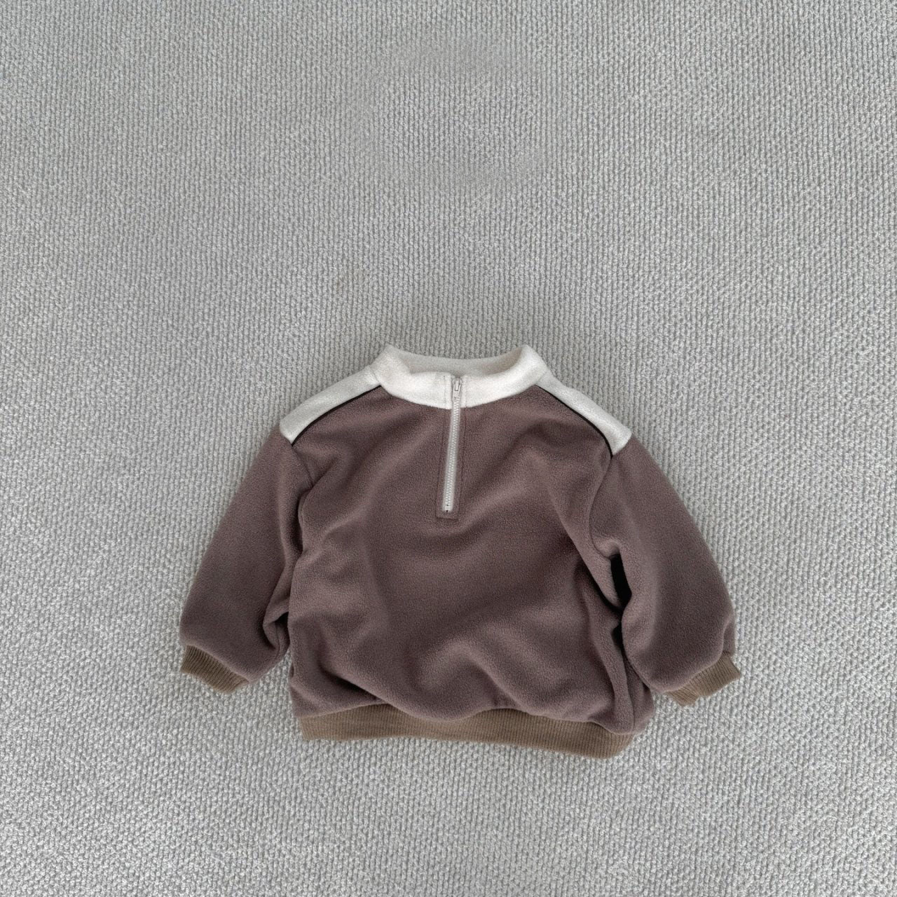 [BABY] fleece pullover (caramel)