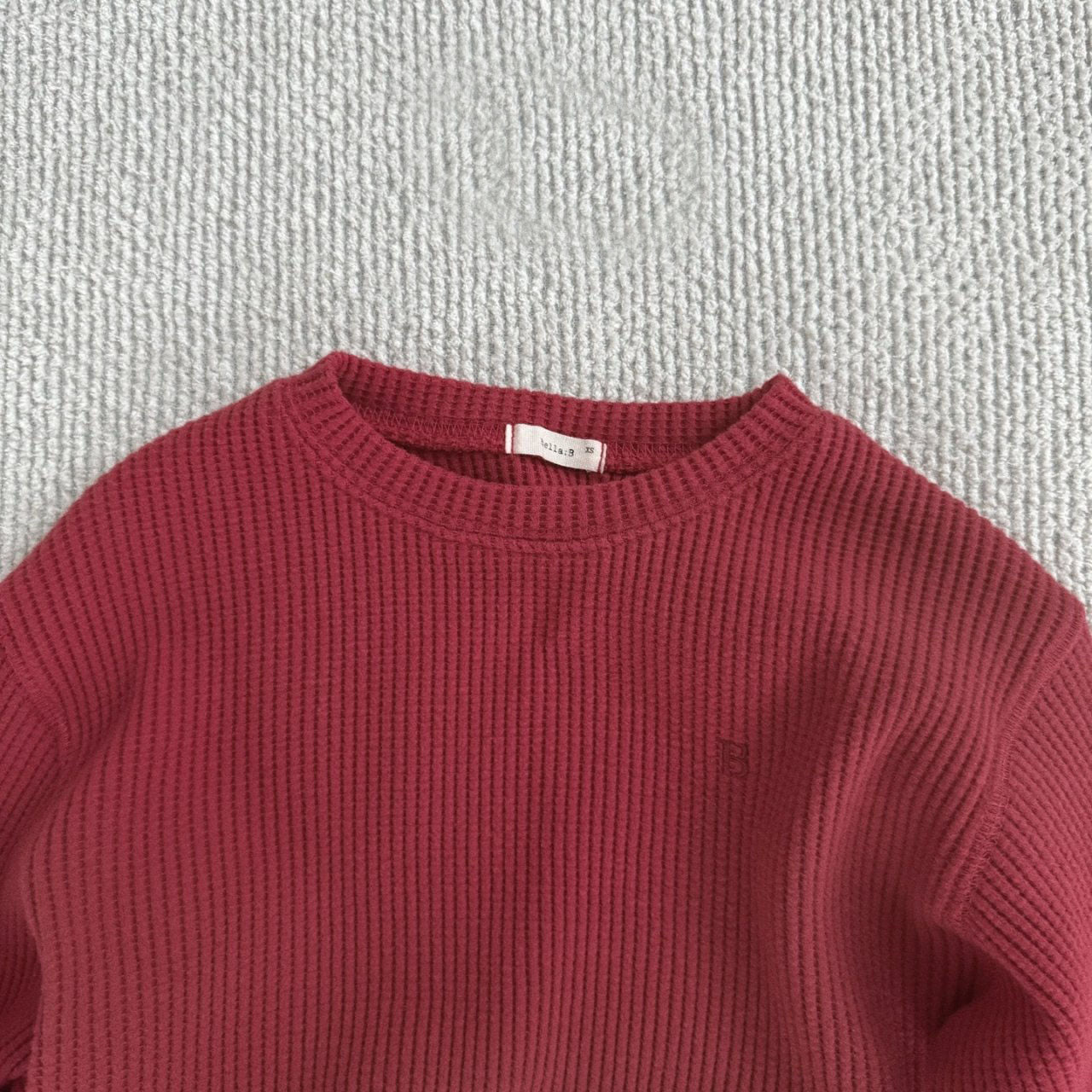 [TODDLER] waffle tee (red)