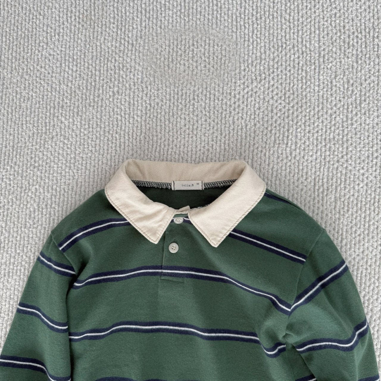 [BABY] striped tee (green)