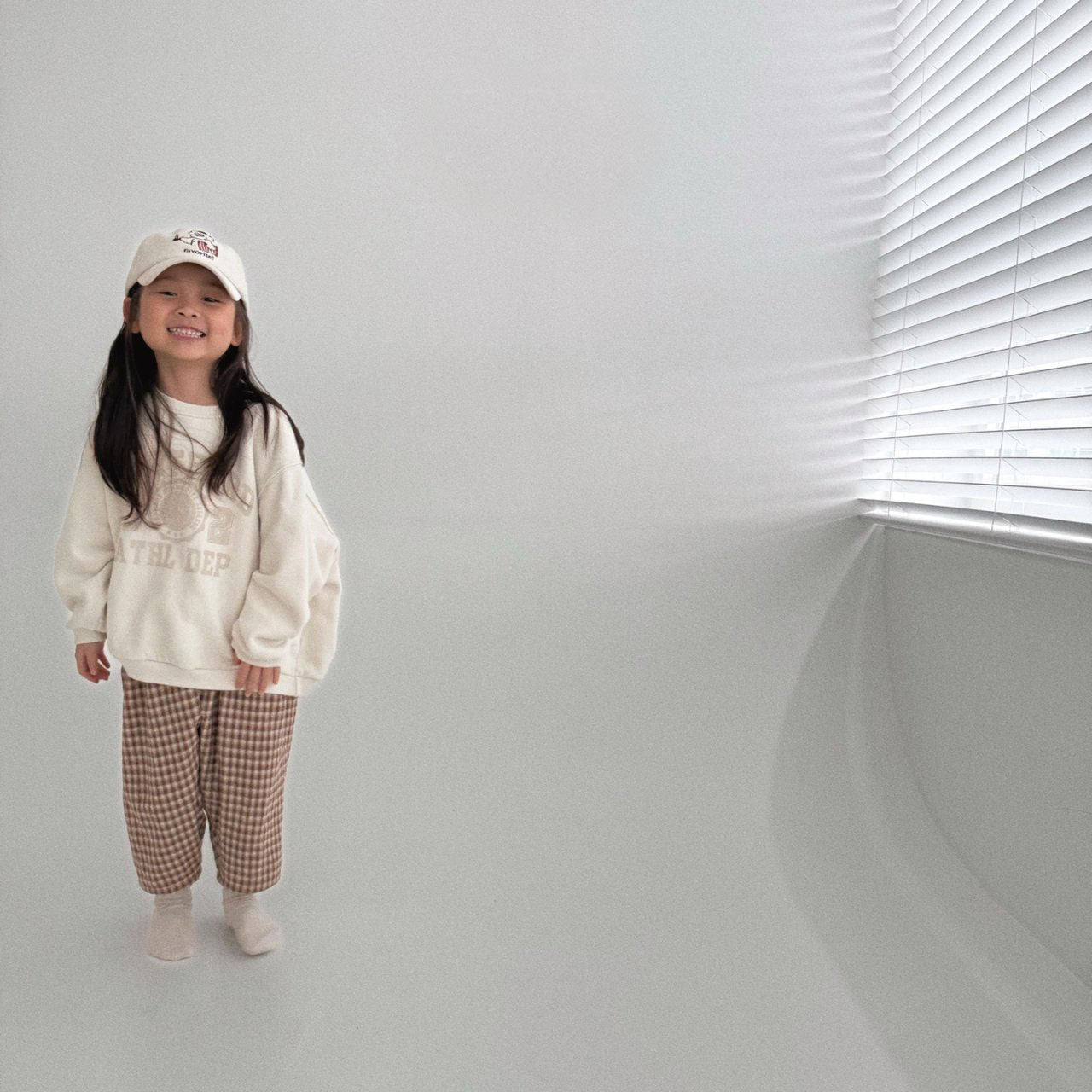 [BABY & TODDLER] winter pants (plaid beige)