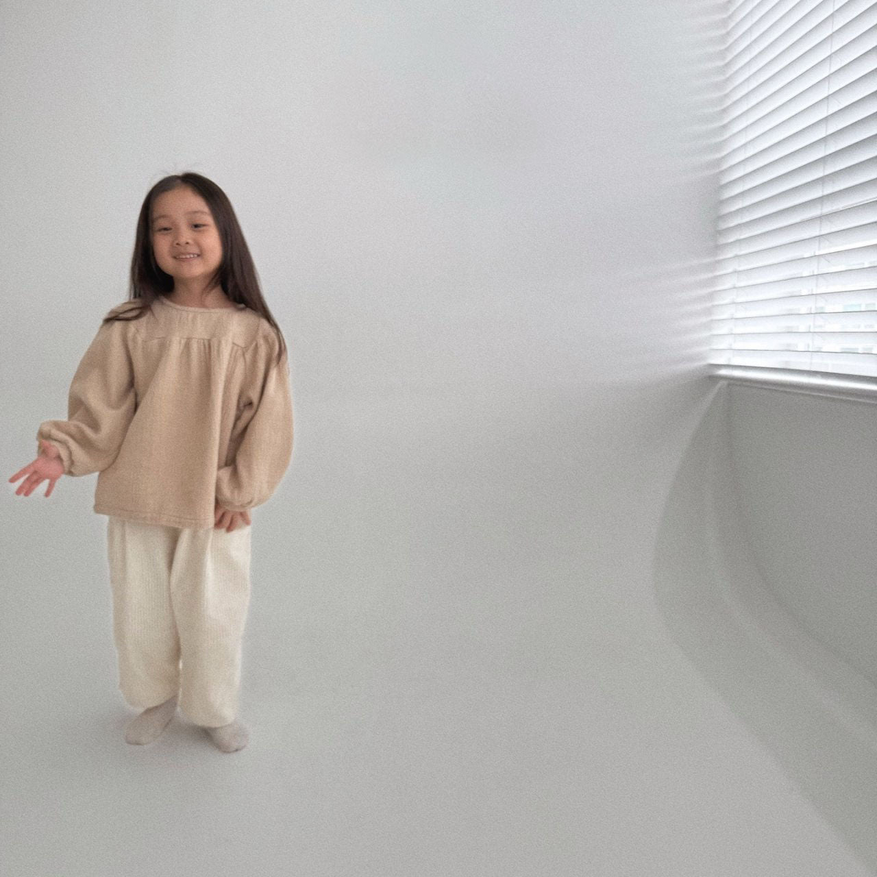 [TODDLER] corduroy pants (cream)