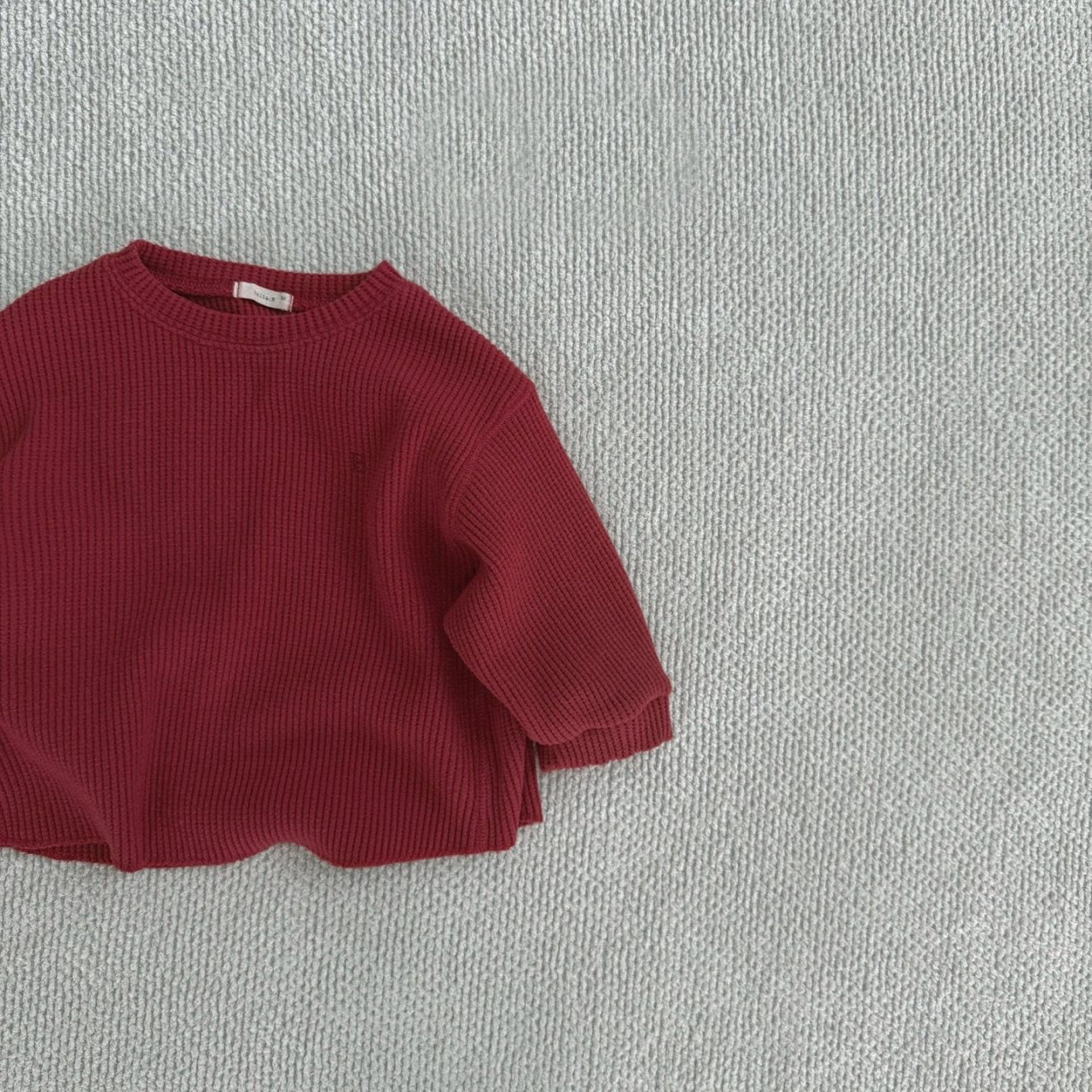 [TODDLER] waffle tee (red)