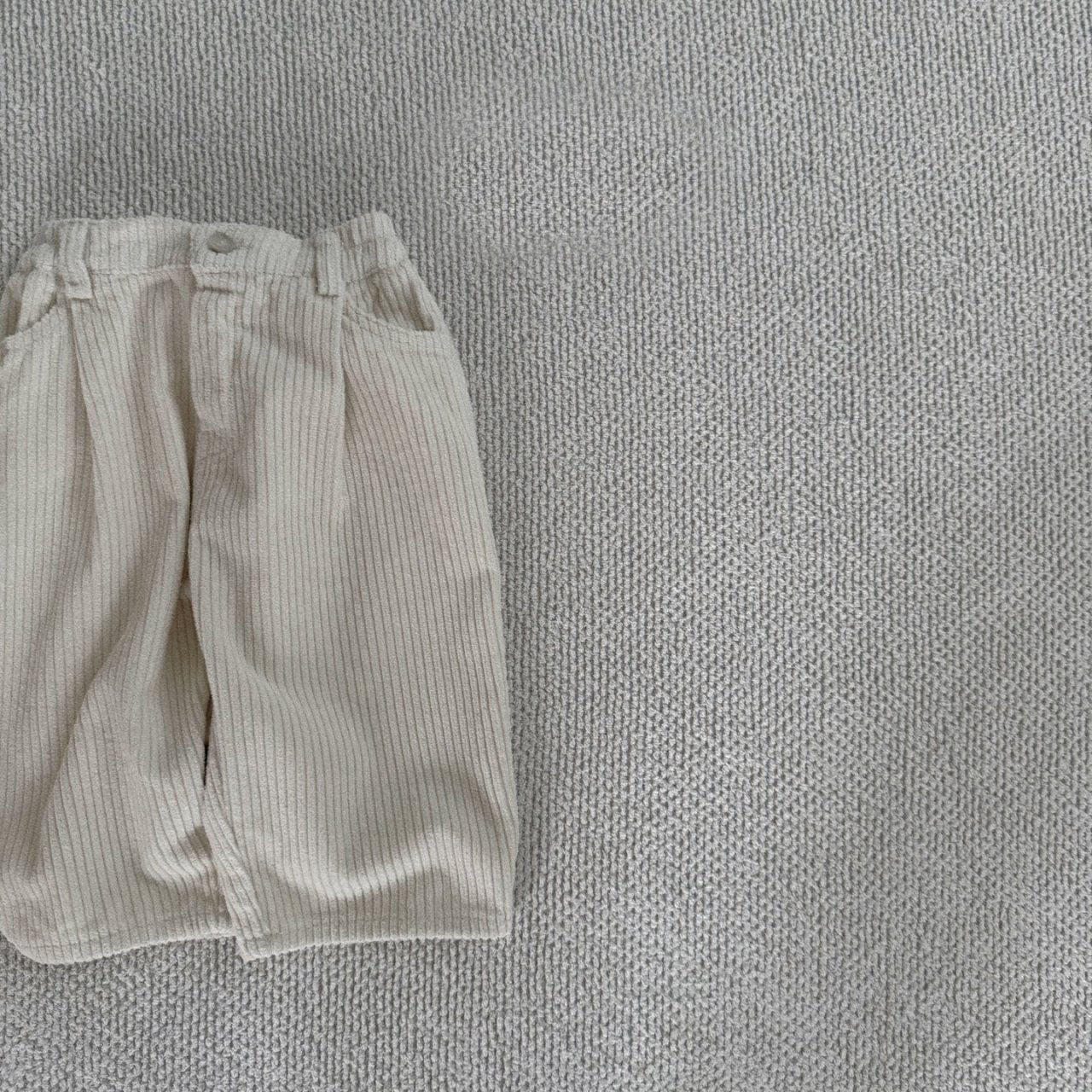 [TODDLER] corduroy pants (cream)