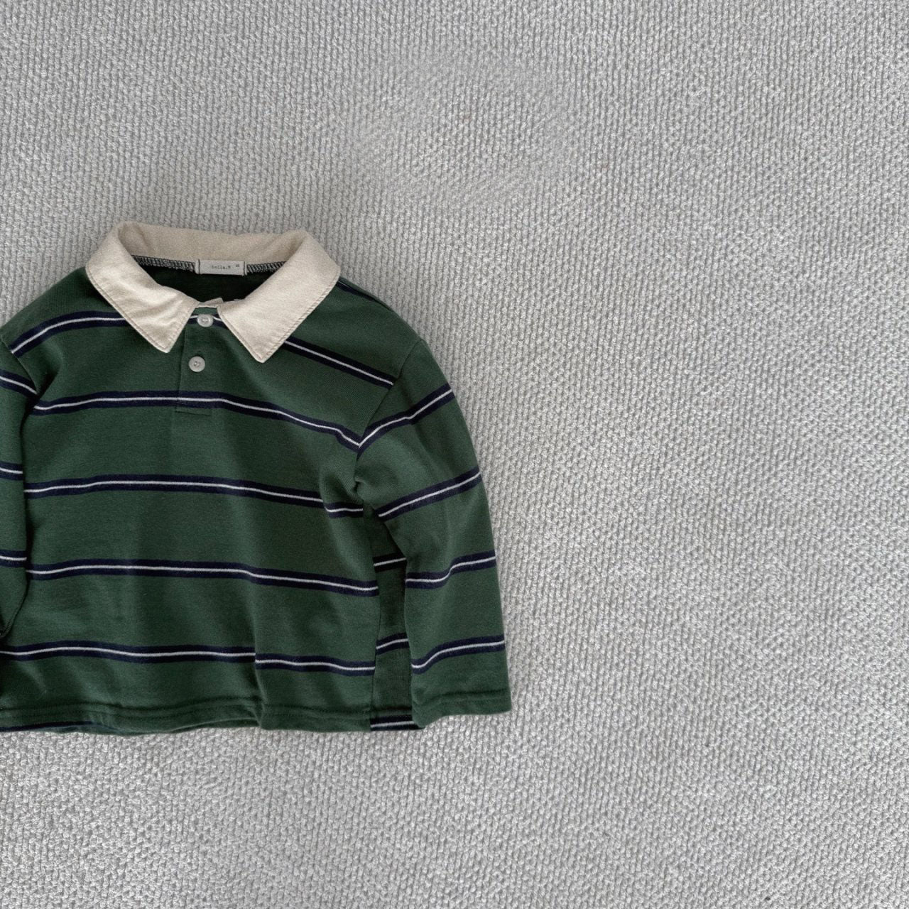 [BABY] striped tee (green)