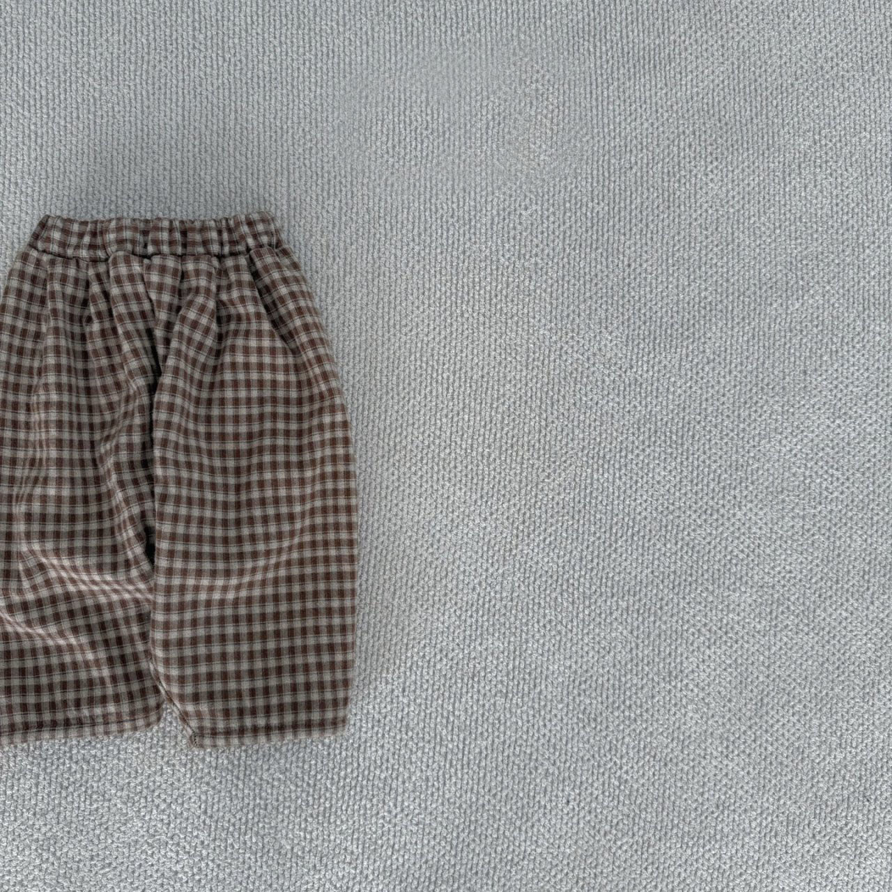 [BABY & TODDLER] winter pants (plaid beige)