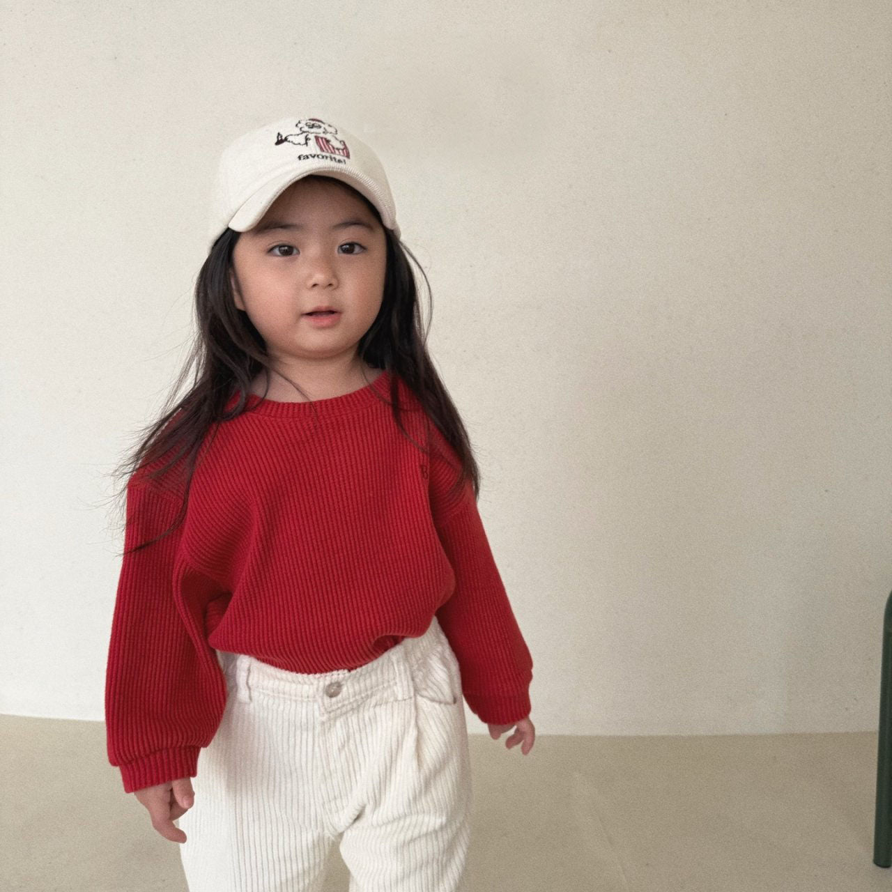 [TODDLER] waffle tee (red)