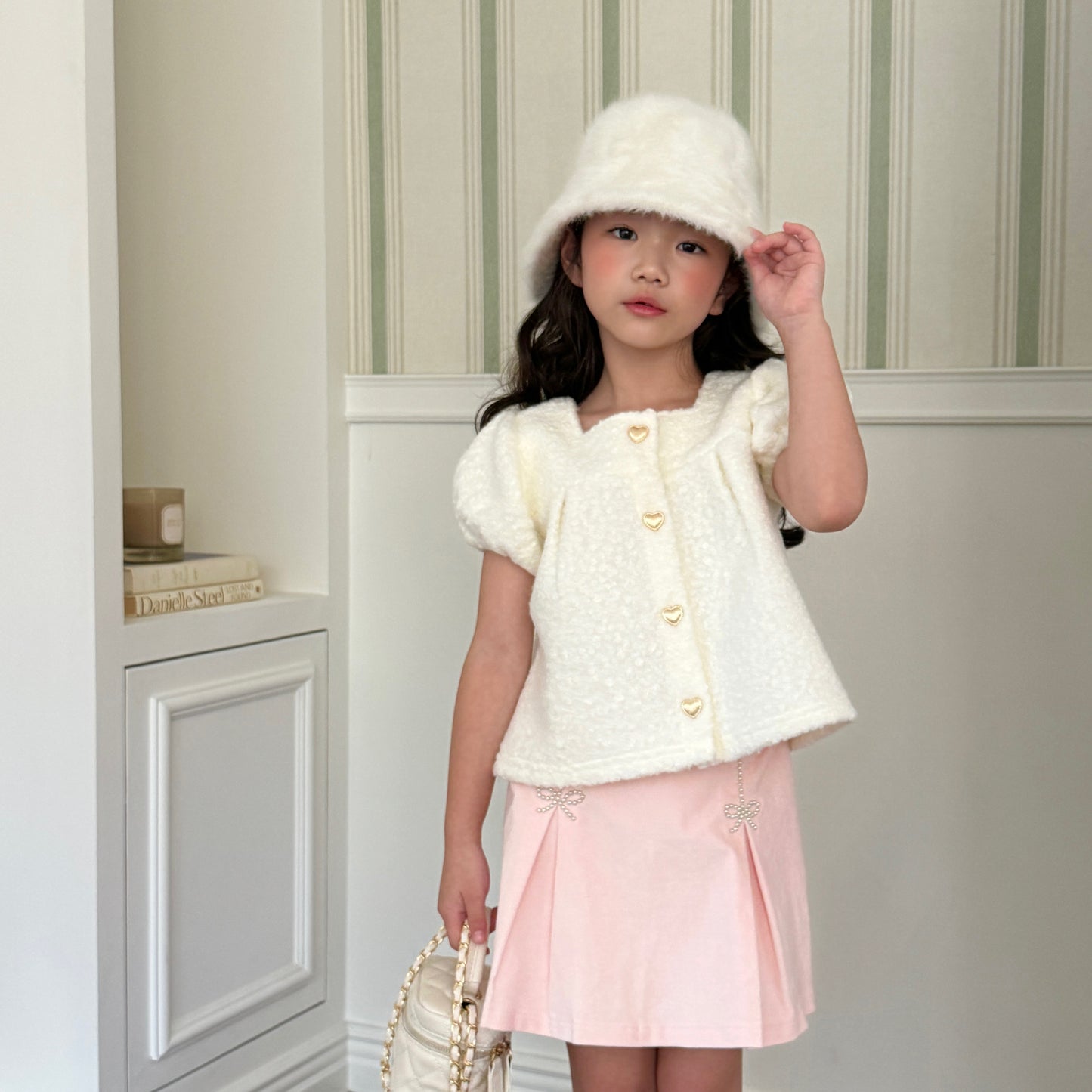 [TODDLER] bijou skort (pink)