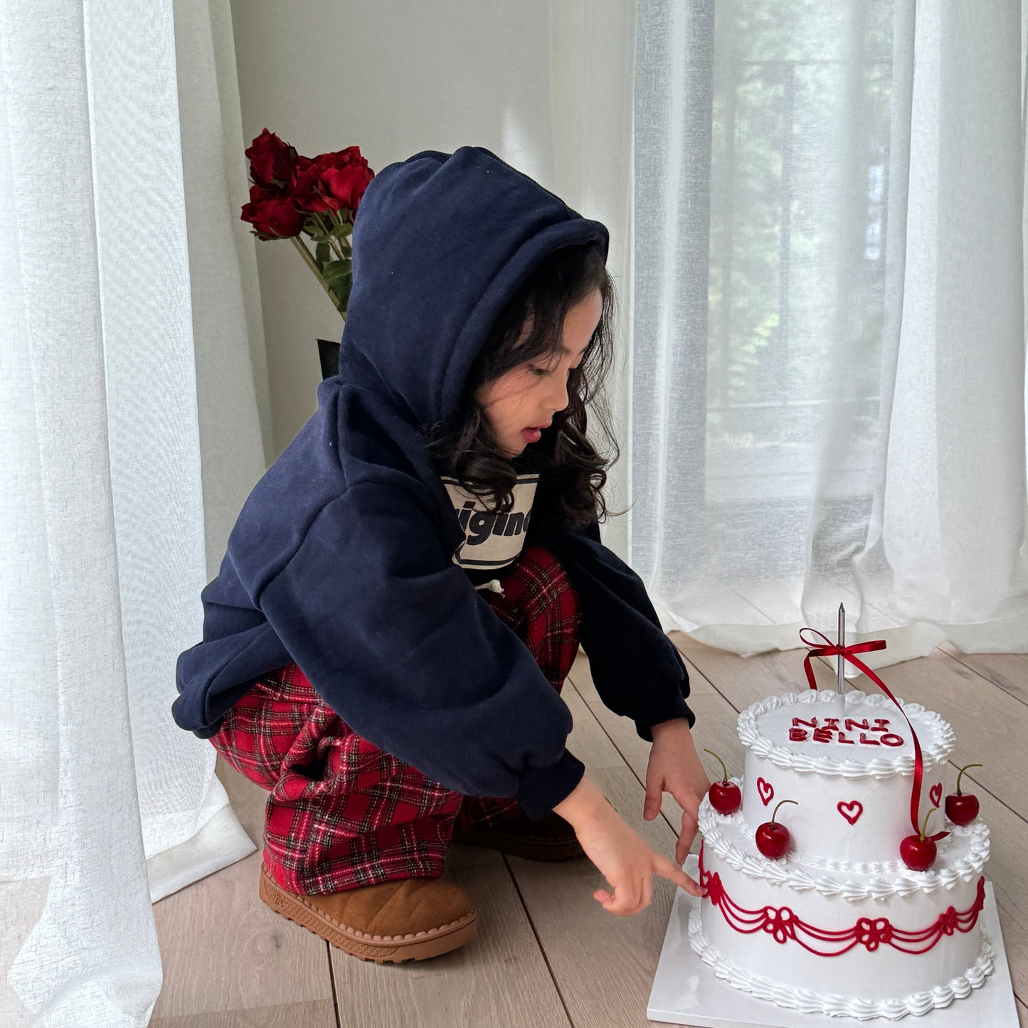 [TODDLER & ADULT] merry plaid pants (red plaid)