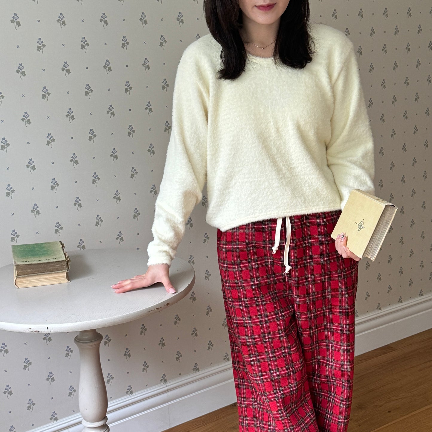 [TODDLER & ADULT] merry plaid pants (red plaid)