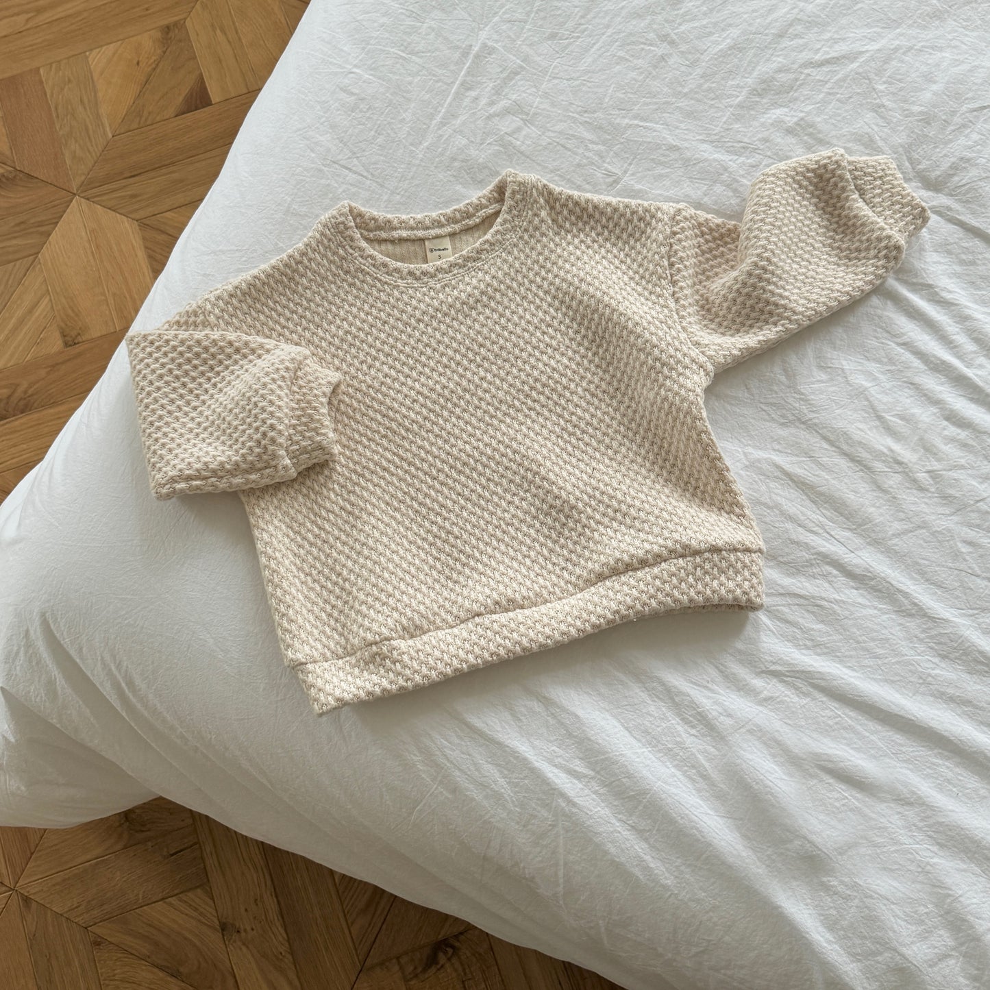 [TODDLER] snug crewneck (ivory)