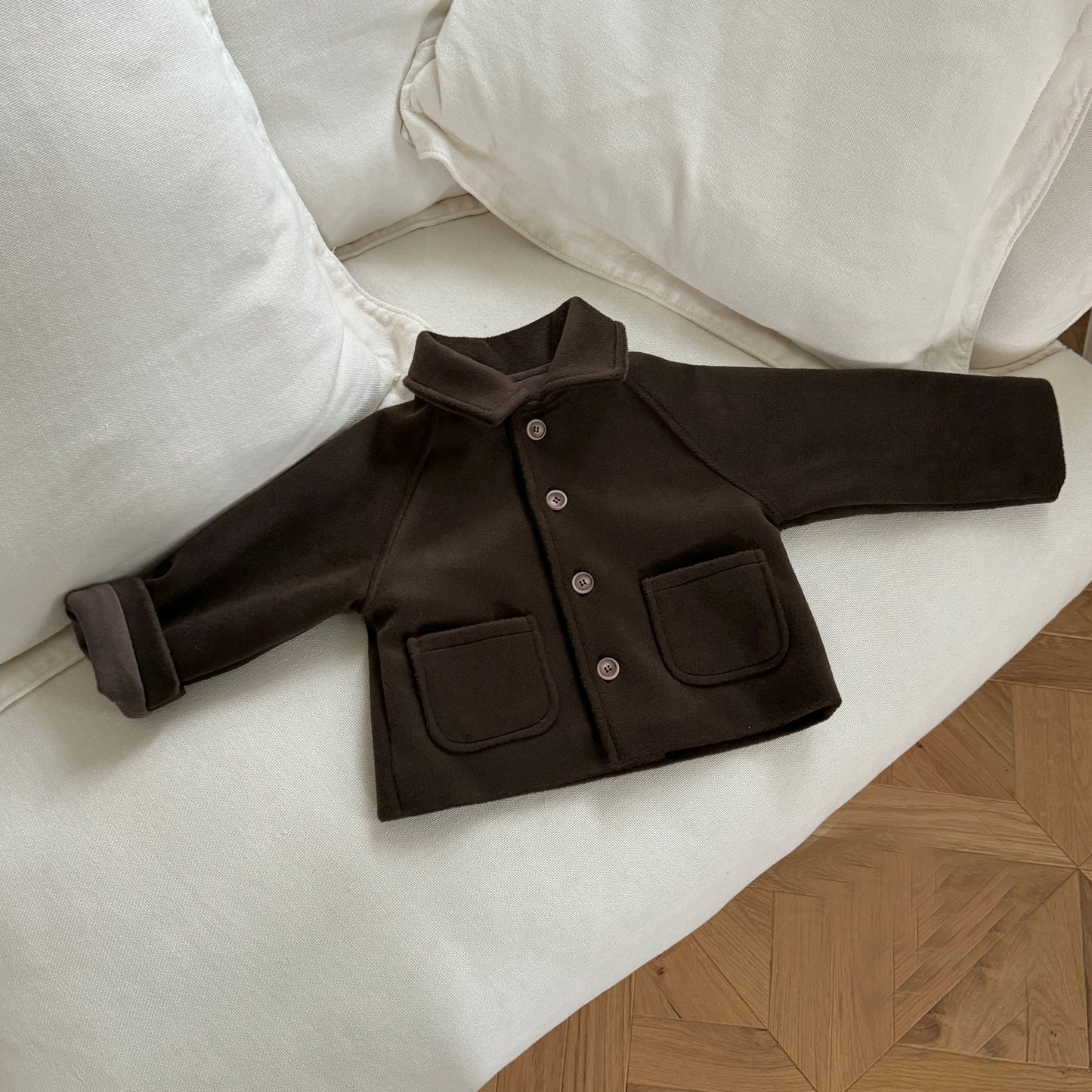 [TODDLER] paul coat (brown)